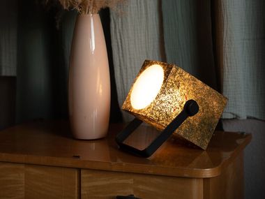 Viaplant® Cast cordless table lamp LIBRO PLAY VIAPLANT