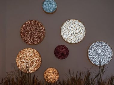 Viaplant® Textile wall lamp RUNDO VIAPLANT