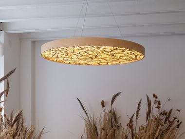 Viaplant® Textile pendant lamp RUNDO VIAPLANT