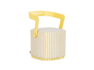 Low fabric garden stool with back BRIENZ VINEKO