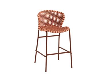 Aluminium garden stool with back GALADRIEL VINEKO