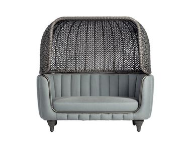 2 seater rattan rope weave bathtub sofa HOLLY VINEKO