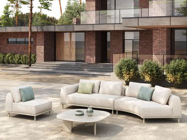 Modular fabric garden sofa ISOLA VINEKO