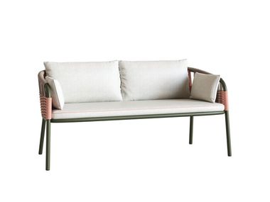 2-Sitzer Gartensofa aus Aluminium LOOM VINEKO