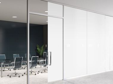 Glass Partition wall with privacy control VK REVERSE - GLASS PARTITION WALLS VITRIK