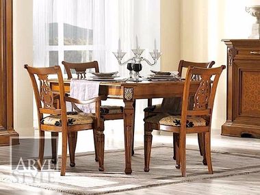 Extending solid wood table VIVRE LUX Arvestyle