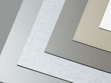 Continuous metal laminate for facade ICE COLLECTION VMZINC