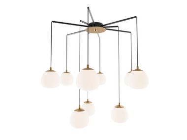 Lampada da soffitto a LED in metallo RAINDROP