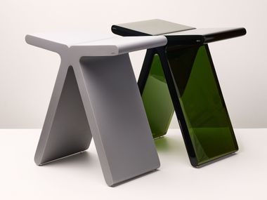 Badezimmerhocker aus Kunstharz BOOK Vallvé