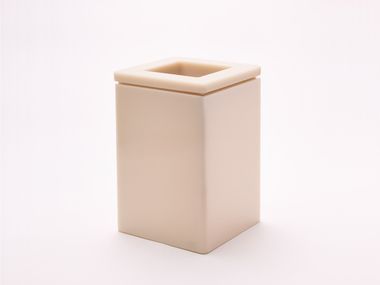 Resin bathroom waste bin THEORY Vallvé