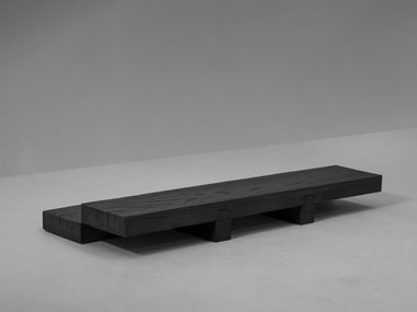 Mesa de centro de café baixa de carvalho CDN Van Rossum