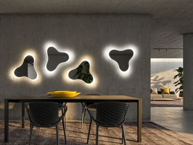 Specchio con illuminazione da parete FIRELIGHT Vanità Living