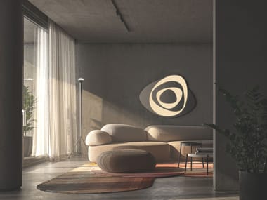 Specchio con illuminazione integrata da parete FLIRT Vanità Living