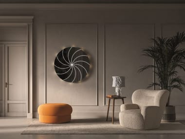 Specchio con illuminazione integrata da parete MARTE Vanità Living