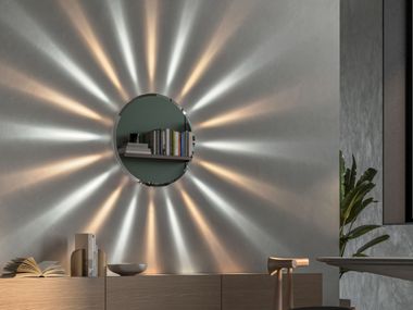 Specchio con illuminazione da parete SUNFLOWER Vanità Living