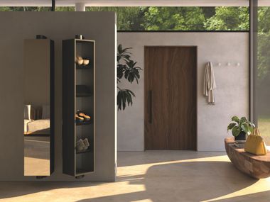 Wall-mounted swivel mirror with cabinet TREEHOUSE Vanità Living