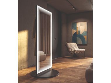 Swivel mirror with lighting TWISTER Vanità Living