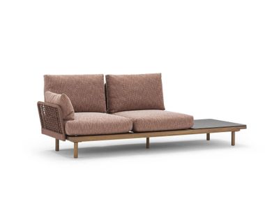2 seater fabric garden sofa EMMA Varaschin
