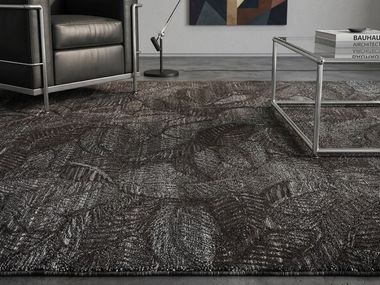 Handmade wool rug NAYA CANOPY GRAPHITE Vartian
