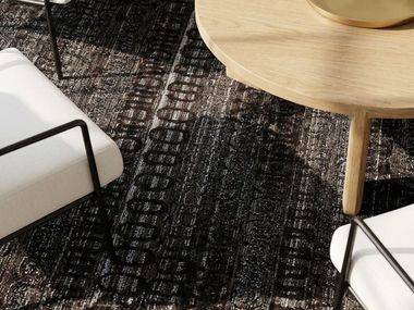 Handmade wool rug NAYA ION GRAPHITE Vartian