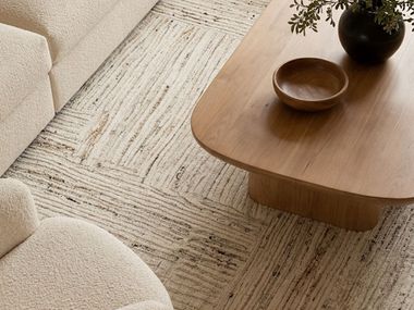 Handmade wool rug NAYA TIME SNOW Vartian