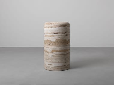 Lavabo a colonna in pietra HOOP Vaselli