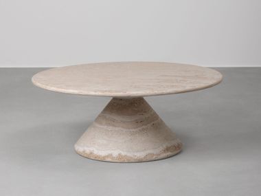 Solid stone coffee table LIBRAM Vaselli