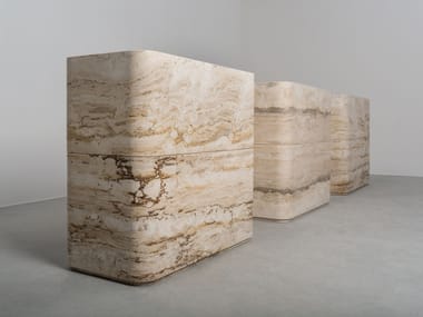 Lavabo a colonna in pietra TURRITA Vaselli