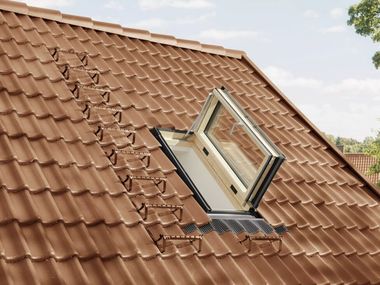 Finestra per linea vita con apertura a libro manuale GXLA - GXLB Velux