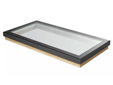 Velux, MONOLIGHT WALK-ON Finestra da tetto fissa in alluminio verniciato a polvere