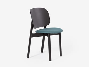 Venedia, COMACINA Sedia impilabile in legno senza braccioli