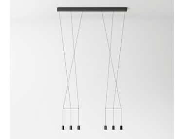 Lampada a sospensione a LED WIREFLOW LINEAL 0338 Vibia