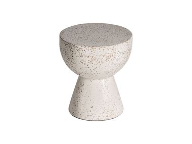 Round ceramic coffee table for living room ALBENGA Vical Home