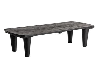 Rectangular reclaimed wood central coffee table ALLONS Vical Home