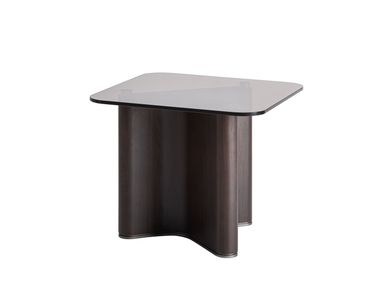 Wood and glass coffee table BRANSBY Vical Home
