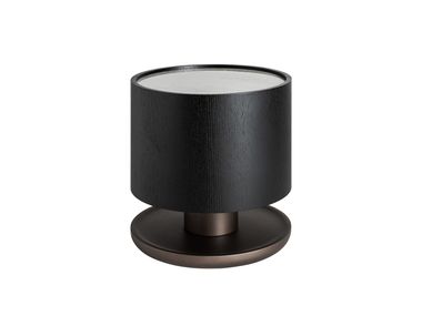 Round oak coffee table BREIL Vical Home