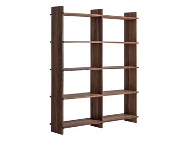 Open reclaimed wood bookcase BRUTALIST Vical Home
