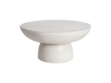 Round cement central coffee table CLES Vical Home