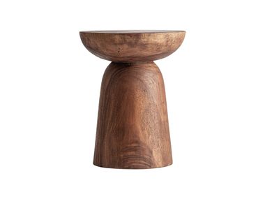 Round Suar wood side table EJEDA Vical Home