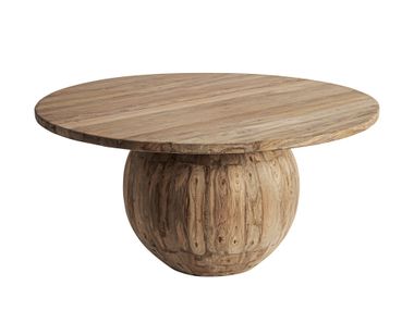 Round teak dining table ERLOY Vical Home