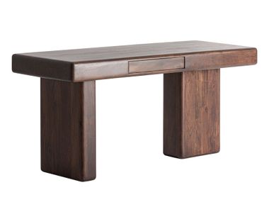Escritorio rectangular de acacia con cajones EYZIES Vical Home