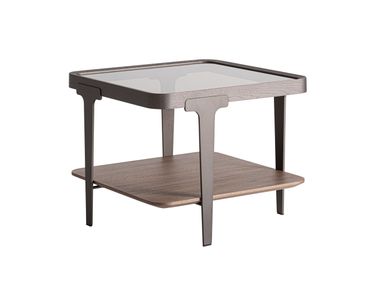 Square wood and glass coffee table GEHOFEN Vical Home