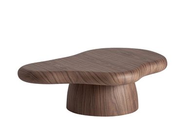 Free form wood veneer central coffee table GENEIKEN Vical Home
