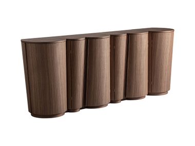Walnut sideboard with doors GIFHORN Vical Home