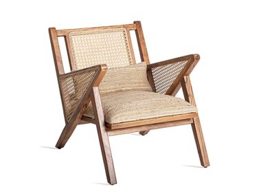 Mango armchair with armrests HICKORY Vical Home