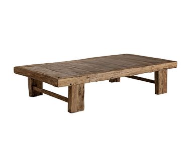 Rectangular teak central coffee table KERP Vical Home
