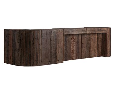 Reclaimed wood modular bar counter LANDSHUT Vical Home