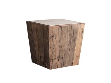 Square reclaimed wood coffee table MERKEM Vical Home