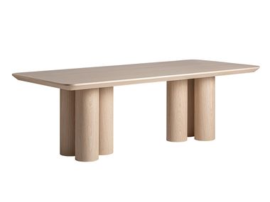 Rectangular oak dining table PRAYSSAC Vical Home