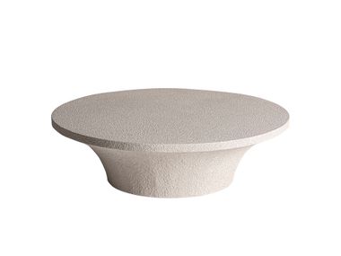 Round cement central coffee table SION Vical Home